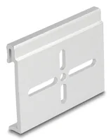 DELOCK Aluminium Montageclip für Hutschiene 60x47,8mm silber