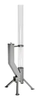 Gardenflare 10029 fireplace Outdoor Freestanding fireplace Pellet Silver
