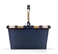 Reisenthel Einkaufskorb Carrybag XS Frame Rhombus Midnight Gold - Breite: 33.5 cm - Detailfarbe: Gold - Dunkelblau - Material: Polyester - Höhe: 21 cm - Länge: 19.5 cm