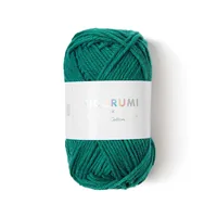 Rico Design Wolle Creative Ricorumi DK 25 g, Efeu - Packungsgrösse: 1 Stück - Länge: 57.5 m - Material: Baumwolle - Detailfarbe: Efeugrün - Waschbar bei: 30 °C - Nadelstärke: 3 mm - 4 mm