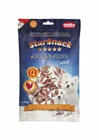Nobby Leckerli StarSnack MINI Chicken`n Pollock, 70 g - Snackart: Leckerli - Tierbedürfnis: Kein besonderes Bedürfnis - Geschmacksrichtung: Fleischerzeugnis - Zertifikate: Keine Zertifizierung - Fleischsorte: Fleischerzeugnis - Packungsgrösse: 70 g