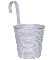 dameco 23290 pot à fleurs Kit de plantation en pot Support Métal Gris