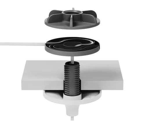MIC POD PENDANT MOUNT-OFF-WHITE ACC NUNCHUK IN-HOUSE/EMSWW-9004