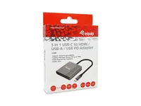 Equip Dock 3-1 USB-C->HDMI,USB-A,100W USB-C 0.25m
