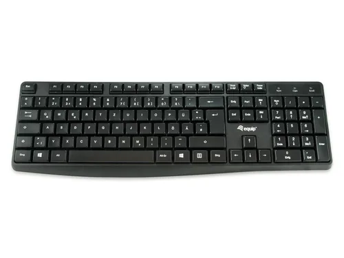Equip Tastatur Kabelgebunden DE schwarz 1.50m