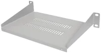 INTELLINET 10 Fachboden 150mm Frontmont. 1HE perforiert gra