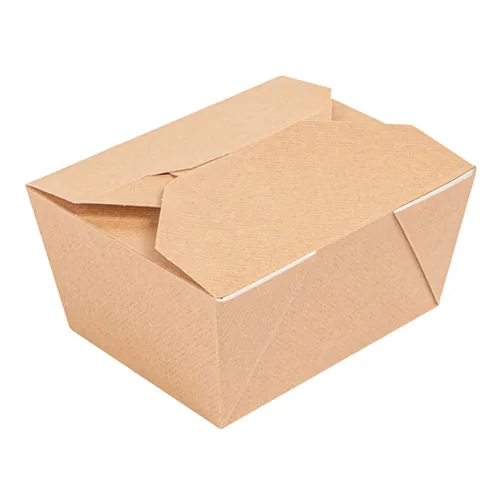 Weita Menübox 780 ml, 50 Stück - Detailfarbe: Braun - Materialtyp: Papier - Material: Pappe - Verpackungseinheit: 50 Stück