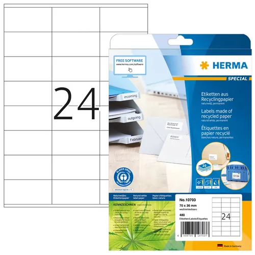 HERMA 10703 printer label