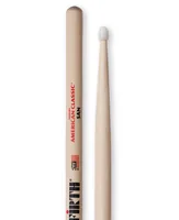 Vic Firth Drumsticks 5AN – 1 Paar - Packungsgrösse: 1 Paar - Ausstattung: Nylon-Tip - Material: Holz - Modell: 5A