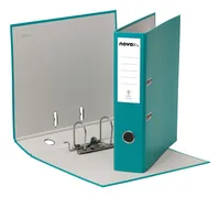 novooo. Pro Ordner 7 cm 28 cm, Türkis - Zusatzfächer: Nein - Anzahl Ringe: 2 - Breite: 28 cm - Detailfarbe: Türkis