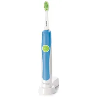 Trisa Schallzahnbürste Sonic Advanced Young Blau - Zahnbürsten-Art: Schallzahnbürste - Stromversorgung: Akkubetrieb - Reinigungsmodi: Tägliche Reinigung - Detailfarbe: Blau - Bluetooth: Nein - Anwender: Kinder