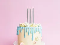 PartyDeco SCD-1-018ME cake candle/sparkler Silver 12 pc(s)
