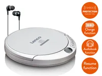 Lenco CD-201 CD player Silver Portable CD player