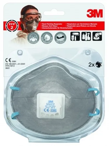 3M 9922C2 dust mask 2 pc(s)