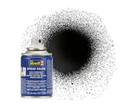 Revell Acrylspray 100ml Glanz-Schwarz - Art: Acrylspray - Detailfarbe: Schwarz glanz