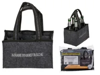 Goldbuch B71/3163 bottle carrier Black Felt 6 bottle(s)