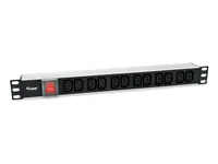 Equip 19 Steckdosenleiste CEE77 90->12xIEC 60320 C13 Alu.