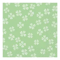 Stewo Papierservietten Onne 33 x 33 cm, Grün - Material: Papier - Grösse: 33 cm x 33 cm - Eigenschaften: Keine Eigenschaft - Anzahl Lagen: 3 - Motiv: Blumen/Gärten - Produkttyp: Papierservietten