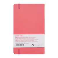 TALENS Sketchbook 13x21cm 9314312M korallenrot 80 Seiten