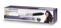 Esperanza EBL001W hair styling tool Hot air brush Warm Black, White 400 W 1.6 m