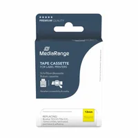 MediaRange Schriftbandka. Brother TZ-C31TZe-C31 12mm 8m sw
