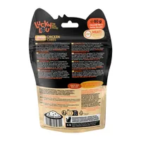 Lucky Lou Katzen-Snack Lucky Ones Cubes Huhn, 80 g - Snackart: Leckerli - Tierbedürfnis: Kein besonderes Bedürfnis - Geschmacksrichtung: Geflügel - Zertifikate: Keine Zertifizierung - Fleischsorte: Huhn - Packungsgrösse: 80 g