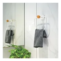 spirella Handtuchhalter Handtuchring Iana Weiss matt Bambus - Befestigung: Verschraubt - Farbe: Weiss - Material: Bambus - Edelstahl