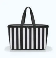 Reisenthel Kühltasche 20 l Summerstripes Black - Breite: 44.5 cm - Verstellbarer Schulterriemen: Nein - Höhe: 24.5 cm - Nachhaltigkeit: Nicht angegeben - Länge: 25 cm - Volumen: 20 l