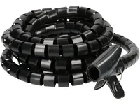 Max Hauri Spiroschlauch 3 m x 20 mm Schwarz - Detailfarbe: Schwarz - Breite: 20 mm - Länge: 3 m - Ausstattung Kabelmanagement: Keine - Produkttyp: Spiroschlauch - Verpackungseinheit: 1 Stück