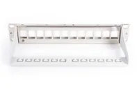 DIGITUS Patchpanel 1HE 10 12-Port Modular grau