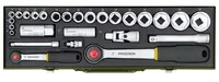 Proxxon 23 020 Socket wrench set 27 pc(s)