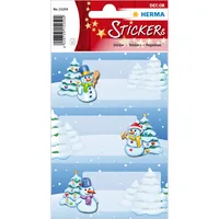 HERMA Stickers gift stickers winter landscape, glittery