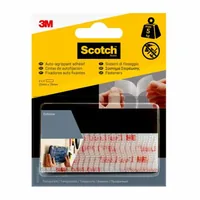 Scotch Klettbandverschluss Extreme, 25 mm x 75 mm Transparent - Produkttyp: Klettbandverschluss - Ausstattung Kabelmanagement: Haftend - Lösbar - Detailfarbe: Transparent - Breite: 25 mm - Länge: 0.075 m - Material: Klettband