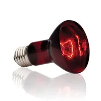 Exo Terra Terrarienlampe Infrared Basking Spot E27, R20/50W - Lampensockel: E27 - Lichtfarbe: Rot - Gesamtleistung: 50 W - Lampentyp: Intrarotlampe - Wärmelampe - Benötigt Vorschaltgerät: Nein - UV-Strahlung: Keine