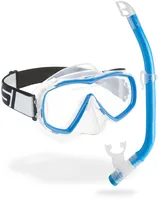 CRESSI Estrella Junior + Top Snorkel Combo Blue - Detailfarbe: Transparent - Blau - Zielgruppe: Kinder - Schuhgrösse (EU): Keine - Material: Keine Angabe - Produkttyp: Tauchmasken - Schnorchel