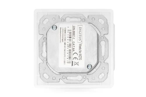 DIGITUS CAT 6A NETWORK OUTLET CLASS EA FLUSH VERTIKAL