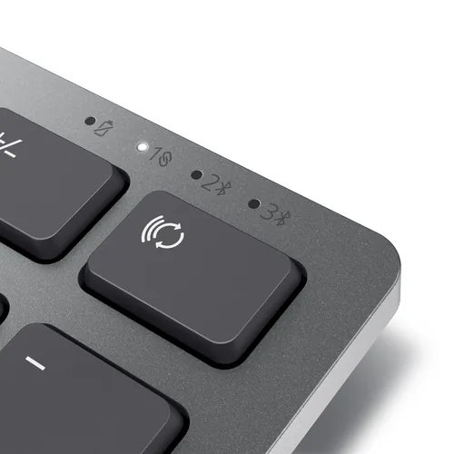 DELL KB700 tastiera Ufficio Bluetooth QWERTZ Tedesco Grigio