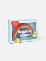 EatMySocks Socken Rainbow Dream 1 Paar, One Size - Produkttyp Geschenke: Socken - Empfänger Geschenke: Für Kinder - Für Männer - Für Frauen - Anlass: Weihnachten - Abschied - Geburtstag - Freundschaft - Fun