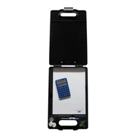 Maul Dokumentenhalter mit Aufbewahrungsfach Schwarz - Typ: Schreibplatte - Medienformat: 41 -5 x 25 -8 cm - Detailfarbe: Schwarz