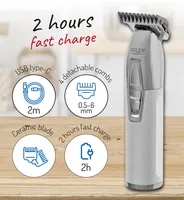 Adler AD 2836S beard trimmer Battery 4 6 mm Silver