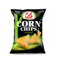 Zweifel Chips Corn Chips Original 125 g - Produkttyp: Nacho & Spezialitäten Chips - Nährwertangabe pro: 100 g - Energiegehalt (in kj): 1990 KJ - Energiegehalt (in kcal): 475 Kcal - Fett: 23 g - Davon gesättigte Fettsäuren: 2.5 g