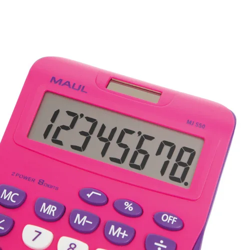 MAUL MJ 550 calculatrice Poche Calculatrice à écran Rose