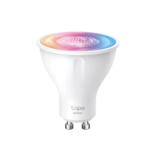 TP-Link Leuchtmittel Tapo L630 1 Stück, Mehrfarbig - Lampensockel: GU10 - Farbtemperatur Kelvin: 2200 bis 6500 K - Aussenanwendung: Nein - Gesamtleistung: 3.7 W - Leuchten Kategorie: Leuchtmittel - Lichtfarbe: Mehrfarbig