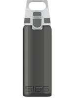 Sigg Trinkflasche Total Color One 0.6 l, Anthrazit - Material: Tritan - Nachhaltigkeit: Nicht angegeben - Spülmaschinenfest: Ja - Farbe: Anthrazit - Für Kinder: Ja - Verschlusstyp: Klappdeckel