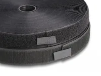 Delock Klettband 15m x 25mm Strapazierfähig Schwarz - Breite: 25 mm - Länge: 15 m - Ausstattung Kabelmanagement: Wiederverwendbar - Produkttyp: Klettband - Verpackungseinheit: 1 Stück - Material: Nylon - Polyester