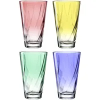 Leonardo Trinkglas Twist 300 ml, 1 Stück, Transparent - Glas Typ: Trinkglas - Material: Kalk-Natron-Glas - Detailfarbe: Transparent - Höhe: 14.2 cm - Verpackungseinheit: 1 Stück - Volumen: 300 ml