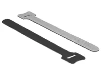 Delock Klettkabelbinder Schwarz 150 mm x 12 mm, 10 Stück - Breite: 12 mm - Länge: 150 mm - Produkttyp: Klettkabelbinder - Ausstattung Kabelmanagement: Wiederverwendbar - Selbstklebend - Verpackungseinheit: 1 Stück - Material: Kunststoff
