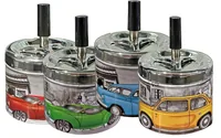 dameco 600049 ashtray Round Metal