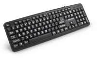 Esperanza EK129 keyboard USB QWERTY UK English Black