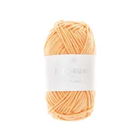 Rico Design Wolle Creative Ricorumi DK 25 g, Apricot - Packungsgrösse: 1 Stück - Länge: 0.58 m - Material: Baumwolle - Detailfarbe: Aprikose - Waschbar bei: 30 °C - Nadelstärke: 3 mm - 4 mm